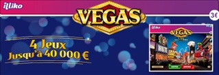 Carte à gratter Vegas